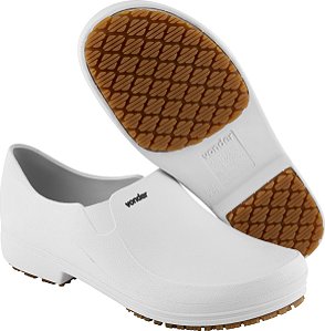 Sapato Ocupacional Classic, Com Salto, Branco, Tam 35, Vonder 7007000035 [F132]