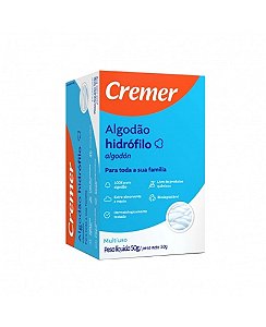 Algodao Hidrofilo 50g Cremer [F132]