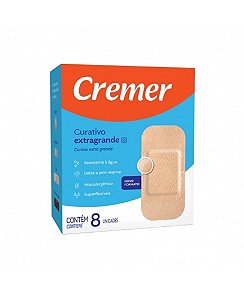 Curativo Bege Extra Grande Com 8un Cremer [F132]