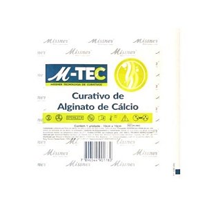 Curativo Alginato Calcio 10,0 X 10,0cm 1un Missner [F132]