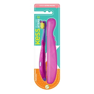 Escova Dental Steps 2 Com Estojo 2041 Kess [F132]