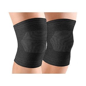 Joelheira Elastica Bamboo Preto G Hidrolight El09_3 [F132]