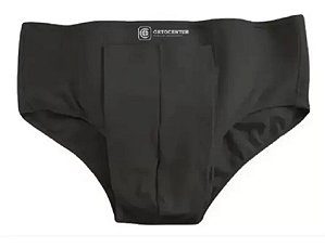 Cueca Para Hernia Inguinal Dupla P - Preta - Ortocenter [F132]