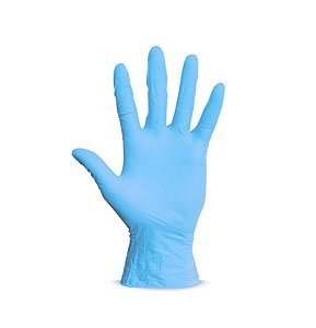 Luva Nitrilica Azul G 8" Cx C/ 100un Vabene [F132]