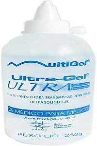 Gel Condutor Ultrassom Frasco 250g Multigel [F132]