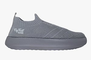 Ac357 - Tenis Ortopedico Flyfeet Nuvem Knit - 42/43 - Cinza Lote:ac3571539 [F132]