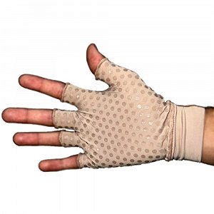 Luva Curta Com Antiderrapante E Protecao Uv Chocolate G New Form 81004 [F132]