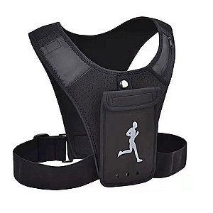 Colete Refletivo Esportivo Para Corrida Com Suporte E Bolso [F102]