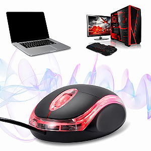 Mini Mouse óptico Com Fio Usb  Notebook Lehmox Ley-28 [F102]
