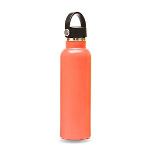 Garrafa Térmica Inox Tampa Alça 500ml Cor:salmão [F102]
