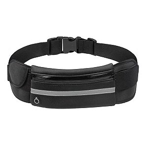 Pochete Bolsa Treino Impermeável  Cor:preto [F102]