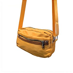 Bolsa Transversal Retangular Alça Ajustável Cor:amarelo [F102]