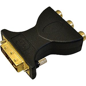 Adaptador Dvi Macho X 3 Rca Femea Gold Loud [F086]