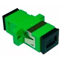 Acoplador Optico Simplex Sc/sc, Apc/apc P/dio Sem Aba Lateral Verde Pct C/25 Gigasat [F086]