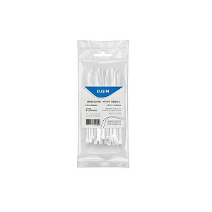 Abracadeira Nylon Pa66 Med Branco 3.6x150 P20 - 20 Unidades [F108]