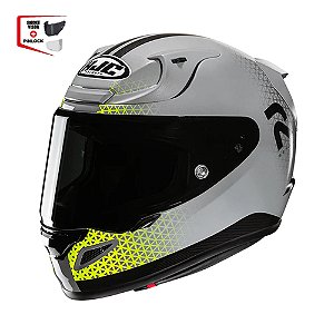 Capacete Hjc Rpha 12 Enoth Cinz Verd 56 [F016]