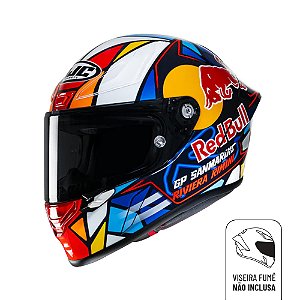 Capacete Hjc Rpha 1 Red Bull Misano Azul Verm Amare 59 [F016]