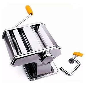 Maquina Manual De Macarrão Caseira 3 Tipos De Massa Aço Inox [F102]