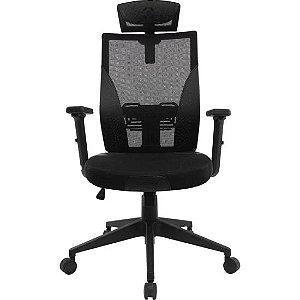 Cadeira Ergonômica Fortrek Ergo Shield Mesh Preta [F002]