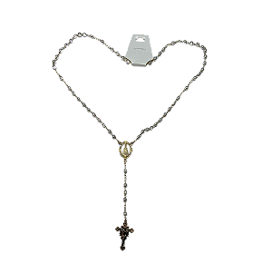 Terco 6mm Nossa Senhora Aparecida Rosa Bebe