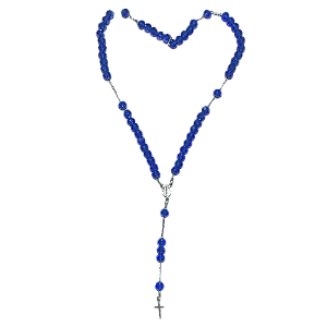 Terco Cristal 6mm Pescoco Azul Claro