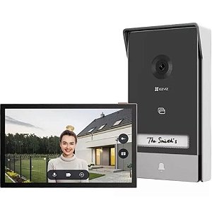 Video Porteiro Hp7 Ezviz C/ App 2k Tela Touch 7 Bivolt Ip65 [F118]