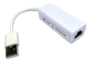 Placa Rede Usb Externa Rj45 Adaptador Lan Ethernet 10/100