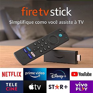 Fire TV Stick com Controle Remoto por Voz com Alexa | Streaming em Full HD