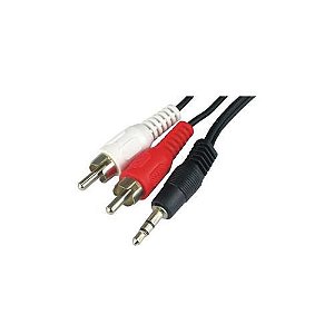 Cabo P2 Macho P/2 Rca Macho 1.5mts Niquel - Empire