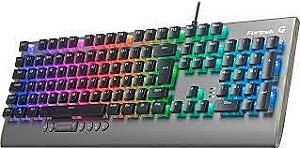 Teclado Gamer Mecânico Fortrek Cruiser Dark Grey RGB