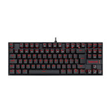Teclado Mecânico Gamer Redragon Kumara, Anti-Ghosting, LED Vermelho, Switch Outemu Brown, ABNT2, Preto - K552-2 (PT-BROWN)