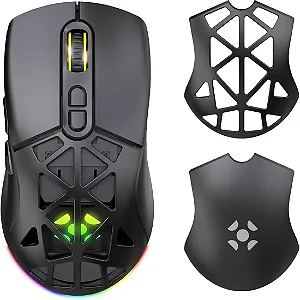 Mouse Gamer Sem Fio Wireless Fortrek Striker Air Preto