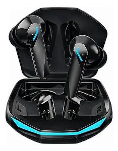 Fone Sem Fio Lenovo Gm2 Pro 5.3 Bluetooth - Touch - Gamer Preto Luz Azul