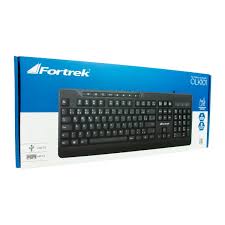 Teclado Multimídia Fortrek MKL-101 Preto FK 424K