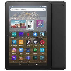 Tablet Amazon Fire HD8 3GB de RAM / 32GB / Tela 8" - Preto (2024)