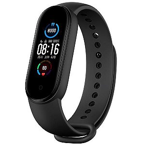 Pulseira para Atividades Físicas Xiaomi Mi Smart Band 5 XMSH10HM (GL) Bluetooth - Preta