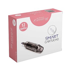 Cartucho Smart Derma Pen Preto - Caixa c/ 10 unidades - 12 agulhas