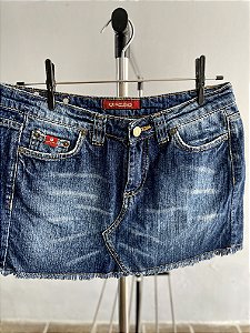 Saia Jeans Ideal Feminina Tamanho 42