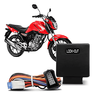 Bloqueador de Moto BLOC MOTO 12V Universal com Função Manobrista e Saída para Sirene