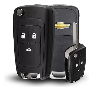 Carcaça Chave Canivete GM 3 Botões Cruze Cobalt Onix