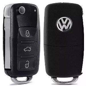 Carcaça Chave Canivete VW G6 3 Botões Gol Voyage Saveiro Fox