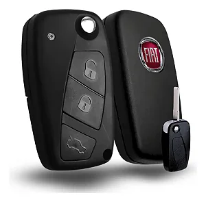 Carcaça Chave Canivete Fiat 3 Botões Stilo Punto Idea Linea