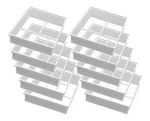 20 Prolongador Bloco Vidro Lajesolar Luz Natural Sol H12 H16