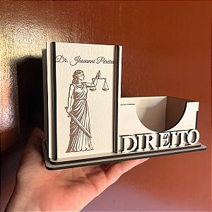Porta canetas profissão - Personalizado com seu nome gravado e nome da profissão em alto relevo