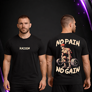 Camiseta Kaizen – No Pain No Gain