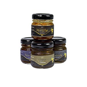 Kit Mini Geleias de Maracujá - 4 sabores (40g cada)