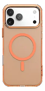 Capa Inshare Magsafe P/ Iphone 17 Pro Max Laranja Lisa
