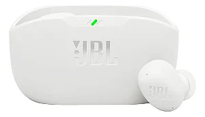 Fone De Ouvido Bluetooth Sem Fio Branco Wave Buds 2 Jbl