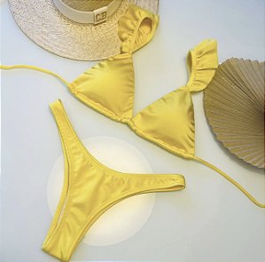 Conjunto Biquíni Cortininha - Top + Calcinha - Caribe Brasil®