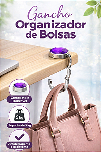 Gancho para Bolsas Portátil Redondo